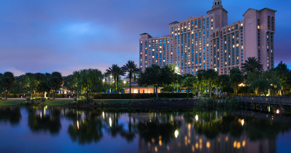 conference hotel overlooking the water